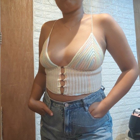 Bralette Sommertop "Bella", alle Größen, made-to-measure