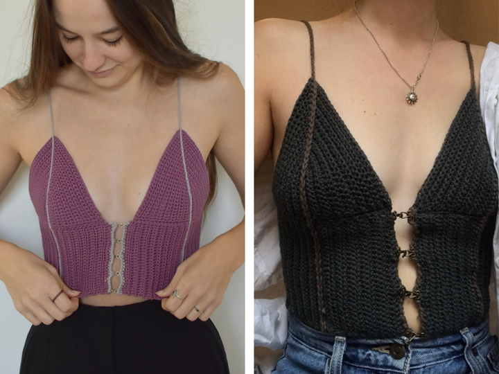 Bralette Sommertop "Bella", alle Größen, made-to-measure