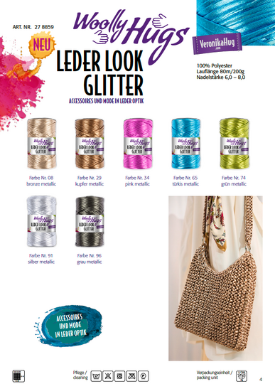 BODENDECKE ... IM LEDER-LOOK GEHÄKELT