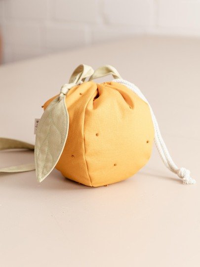 Orangen Tasche nähen - Schnittmuster für fruchtige Kindertasche