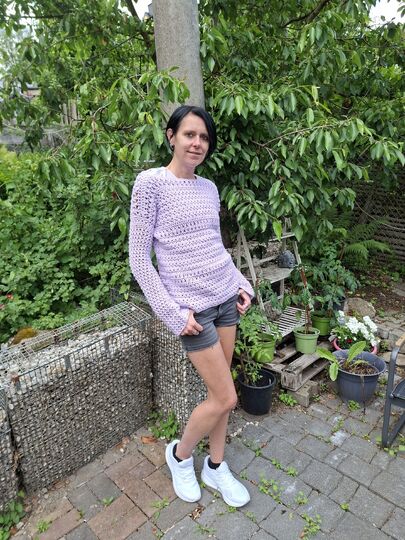 Häkelanleitung Pullover "playful"