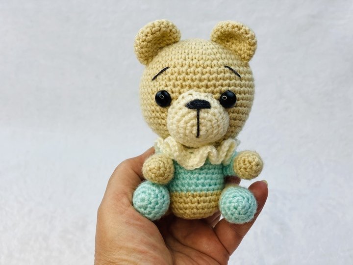 Häkelanleitung Kleiner Bär , Amigurumi Bär Häkelanleitung