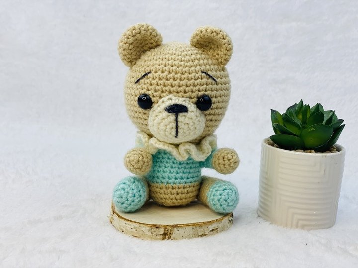Häkelanleitung Kleiner Bär , Amigurumi Bär Häkelanleitung