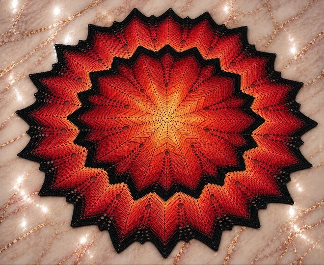 Anleitung Sternendecke "Super Nova"