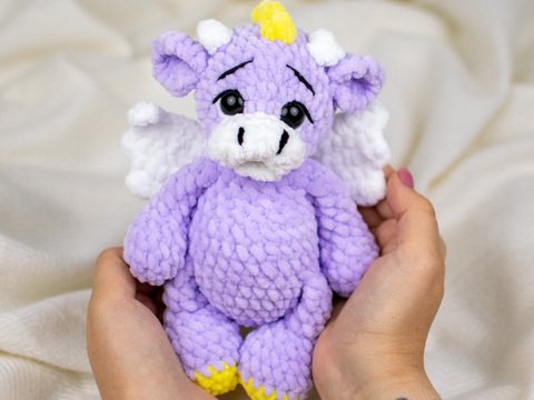Crochet Pattern Angel and Devil Dragon – Amigurumi Dragon