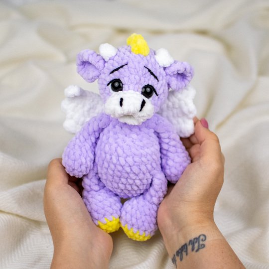 Crochet Pattern Angel and Devil Dragon – Amigurumi Dragon