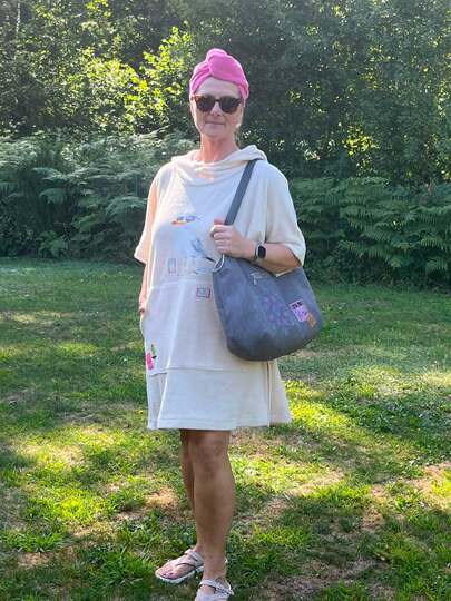 Schnittmuster Badeponcho HOSTA – kuscheliger Badeponcho von XXS - XL
