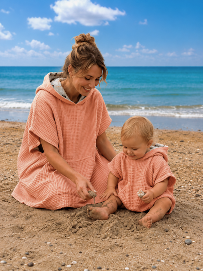 Schnittmuster Badeponcho HOSTA – kuscheliger Badeponcho von XXS - XL