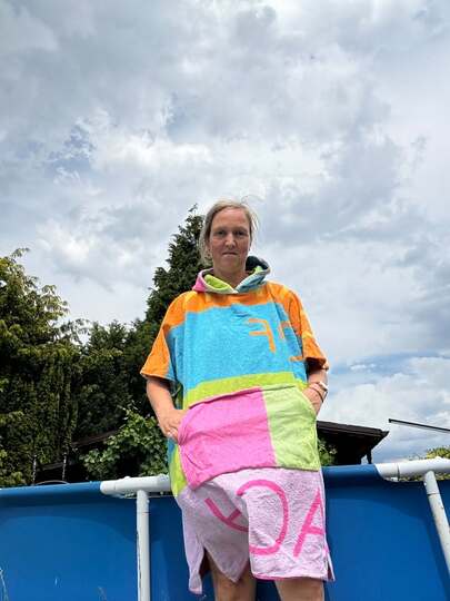 Sewing Pattern Bath Poncho HOSTA – Cozy Bath Poncho from XXS to XL