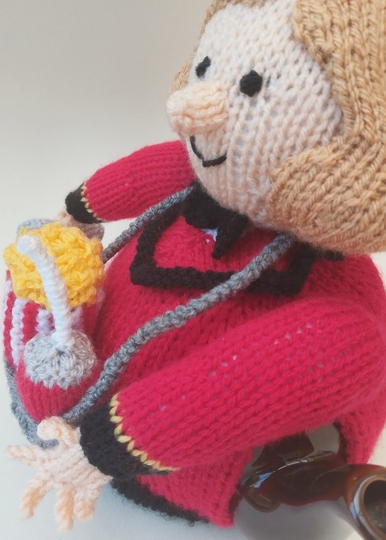 Cinema Usherette Tea Cosy Knitting Pattern from TeaCosyFolk