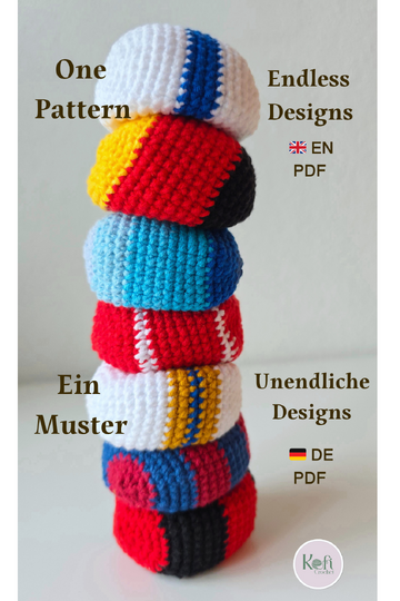 Easy Hacky Sack Crochet Pattern PDF | Sensory Ball | Stress Ball | Beginner