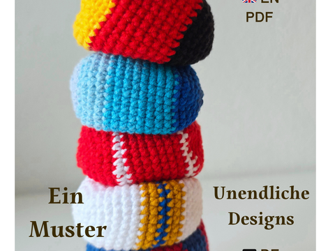 Easy Hacky Sack Crochet Pattern PDF | Sensory Ball | Stress Ball | Beginner