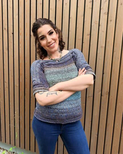 Häkelanleitung 1-Bobbel-Pulli "KARIBISCHE STERNSCHNUPPE"