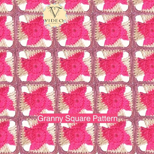 Pinwheel Boho Granny Square Pattern