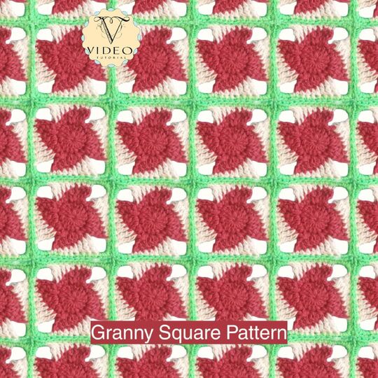 Pinwheel Boho Granny Square Pattern
