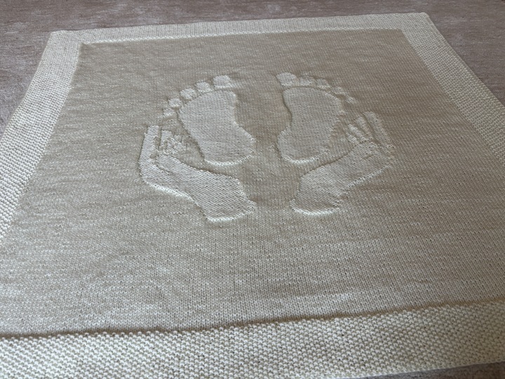 Babydecke 'Getragen von Liebe' - Eine Strickanleitung