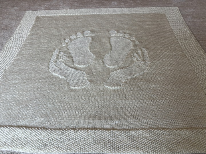 Babydecke 'Getragen von Liebe' - Eine Strickanleitung