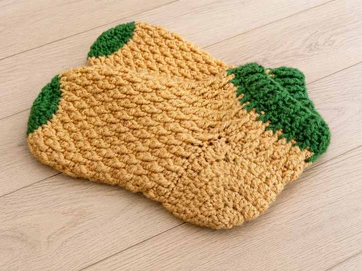 Warm Winter Crochet Socks Summer Colors PDF Pattern (S37)