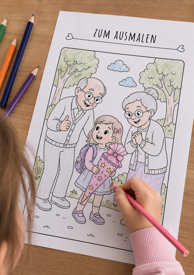 Kinderbeschäftigung zur Einschulung – 30 kreative Arbeitsblätter PDF