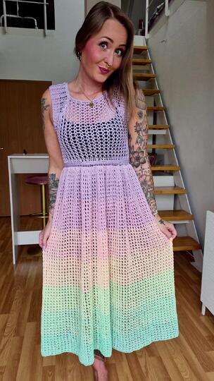 Kleid Priscilla häkeln