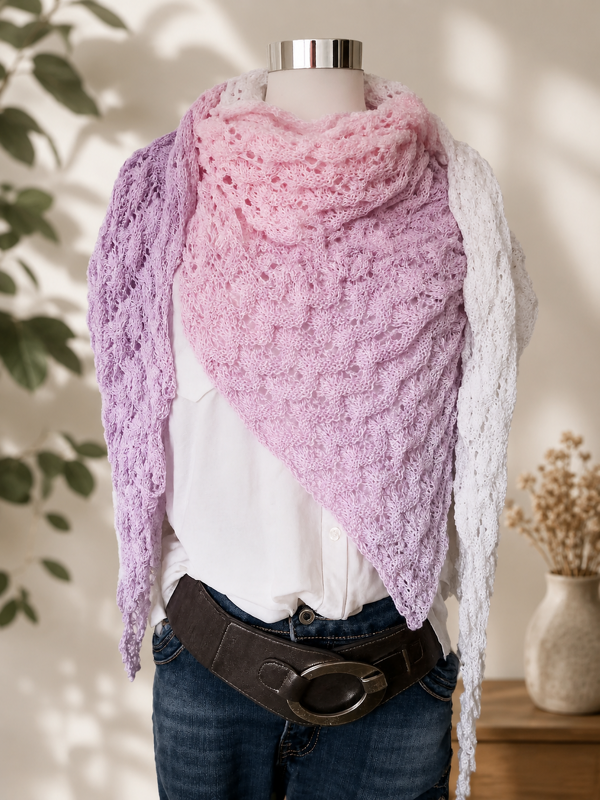 Little Waves – gestricktes Tuch – PDF Anleitung