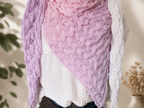 Little Waves – gestricktes Tuch – PDF Anleitung