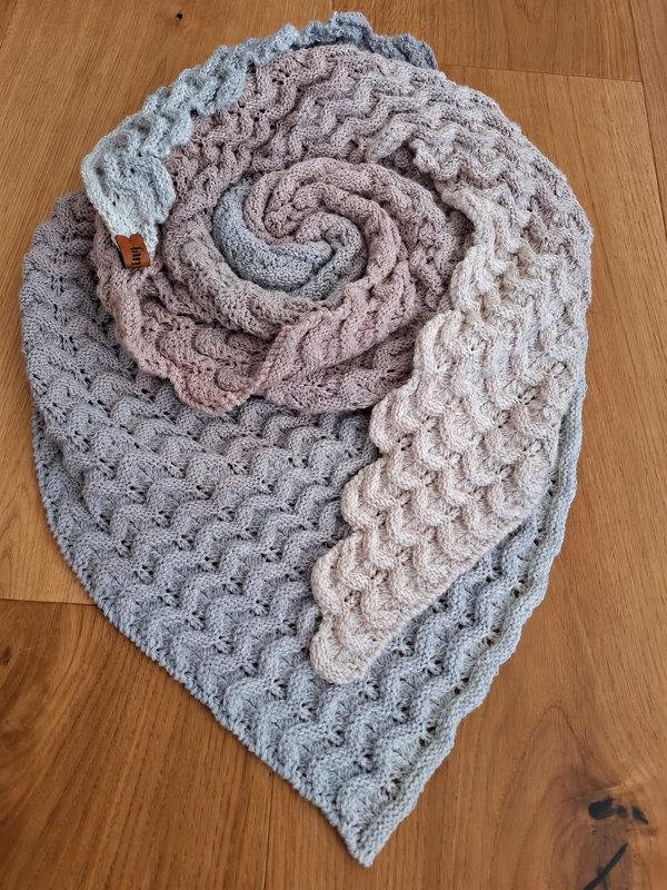 Little Waves – gestricktes Tuch – PDF Anleitung - Bild 19
