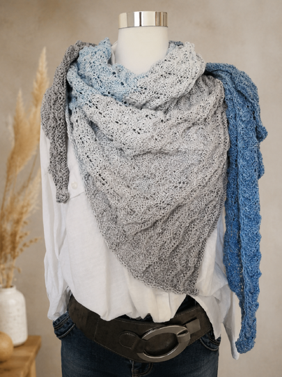 Little Waves – gestricktes Tuch – PDF Anleitung