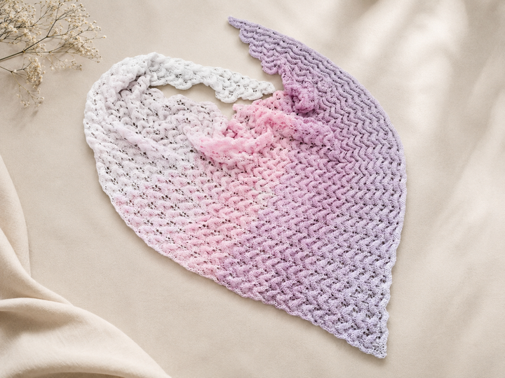 Little Waves – gestricktes Tuch – PDF Anleitung