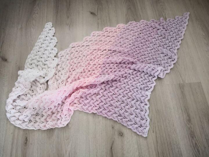 Little Waves – gestricktes Tuch – PDF Anleitung