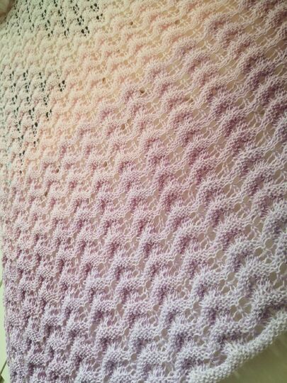 Little Waves – gestricktes Tuch – PDF Anleitung