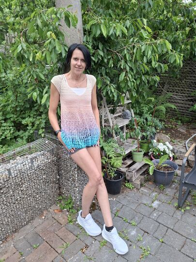 Häkelanleitung Shirt "colorful"