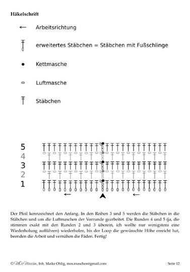 Häkelanleitung Loop "Easy Going"