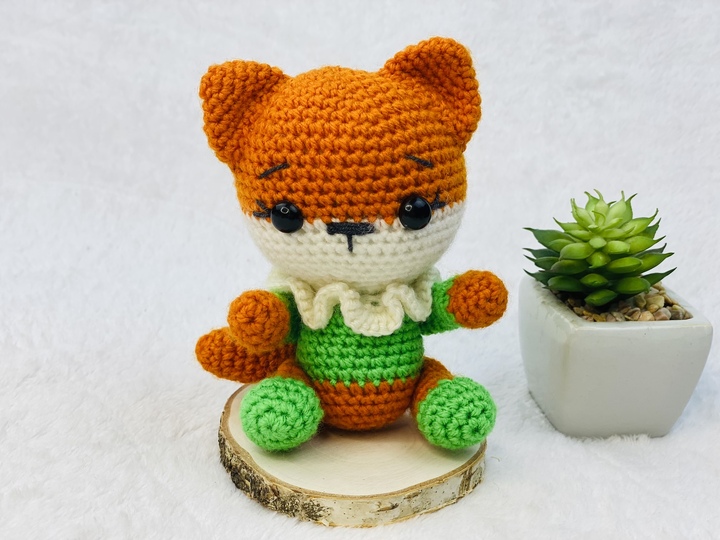 Fox Crochet Pattern, Small Amigurumi Fox Tutorial