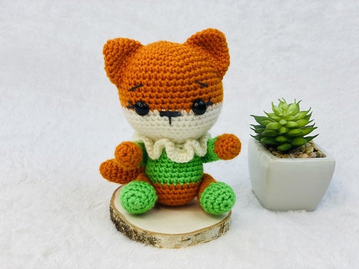 Häkelanleitung Kleiner Fuchs , Amigurumi Fuchs Häkelanleitung