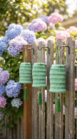 Crochet Pattern Cozy Lantern – Boho Lantern with Tassel
