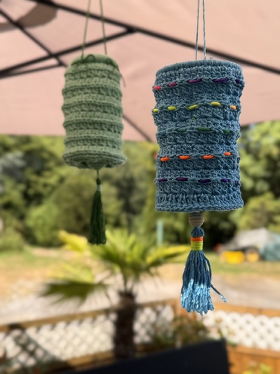 Häkelanleitung Stimmungsvolle Laterne – Boho Windlicht mit Quaste