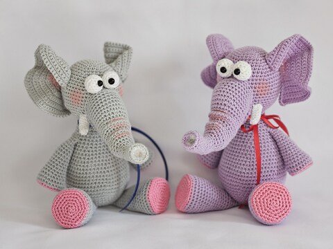 Elephant crochet pattern