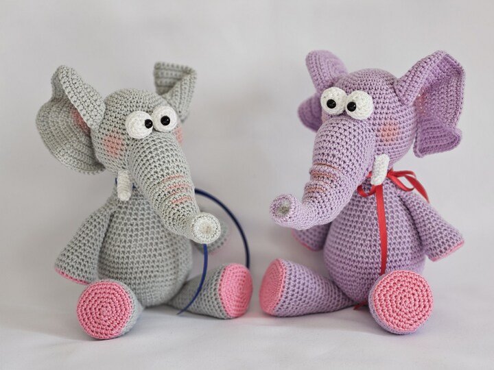Elephant crochet pattern