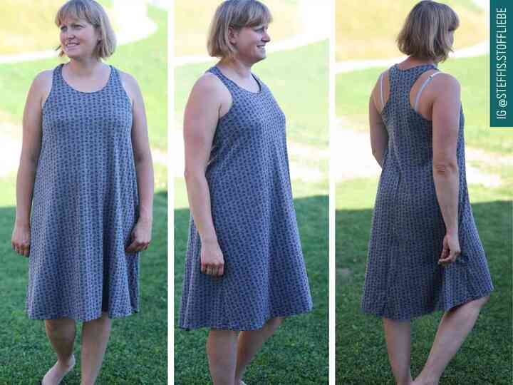 Hippie Trägerkleid Flowy | Schnittmuster für ein luftiges Sommerkleid