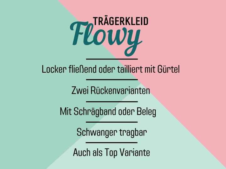 Hippie Trägerkleid Flowy | Schnittmuster für ein luftiges Sommerkleid