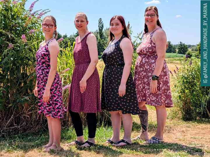 Hippie Trägerkleid Flowy | Schnittmuster für ein luftiges Sommerkleid