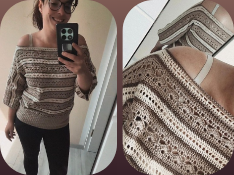 Häkelpullover "Elli" Anleitung