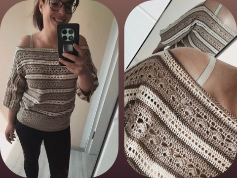 Häkelpullover "Elli" Anleitung