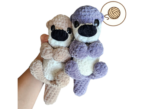 Otter Peter häkeln – ausführliche Amigurumi Häkelanleitung (PDF)