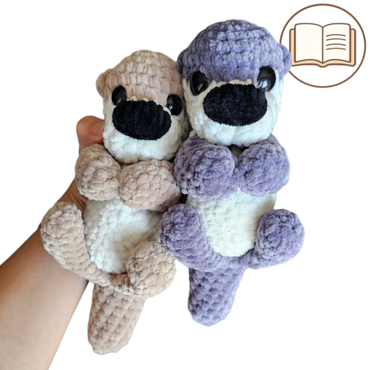 Otter Peter häkeln – ausführliche Amigurumi Häkelanleitung (PDF)