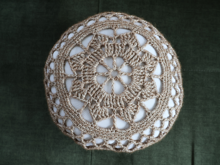Häkelanleitung: Kissenbezug/Kissen "Granny Flower"