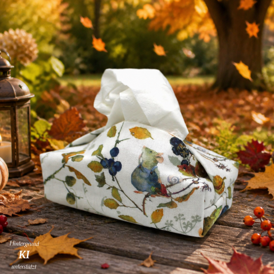 Nähanleitung Adventskalenderbox Taschentüchertasche