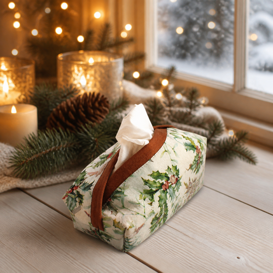 Nähanleitung Adventskalenderbox Taschentüchertasche