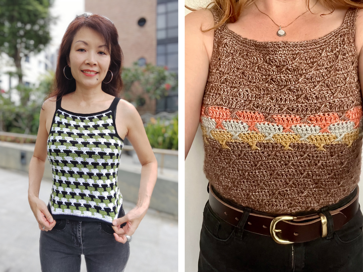 Crochet Pattern "Marina" Tank Top, all sizes XS-5XL